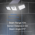 Lâmpadas de parede do sensor de movimento solar ao ar livre de alta potência